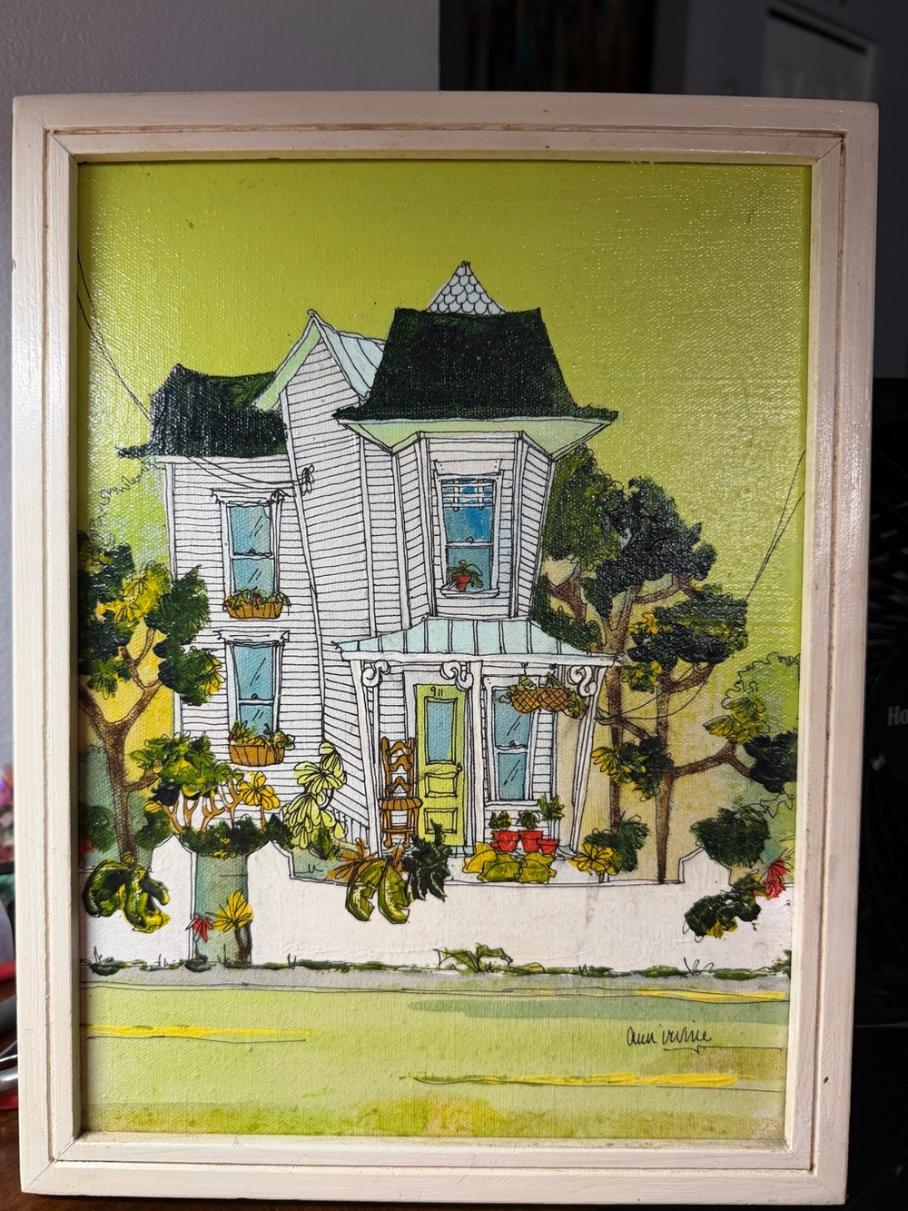 Ann Irvine Signed Key West lithograph